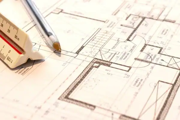 Image of architect Ramsgate drawings