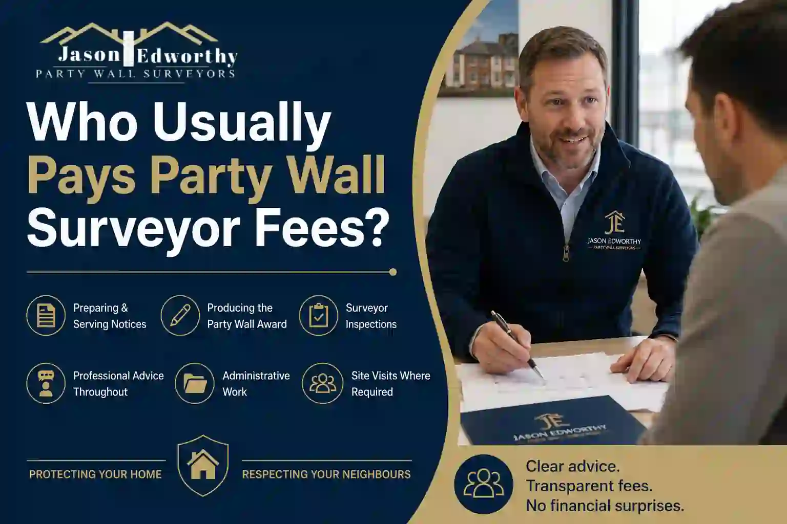 Who Usually Pays Party Wall Surveyor Fees Ramsgate?
